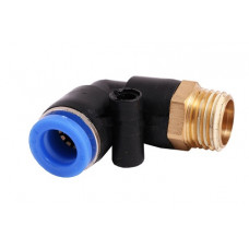 Цанговий фітинг кут 8мм 1/4 різьблення