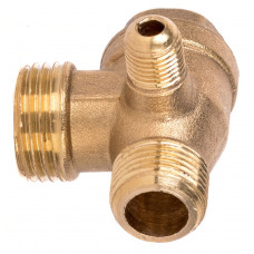 Зворотний клапан на компресор, мідний 1/2*3/8*1/8