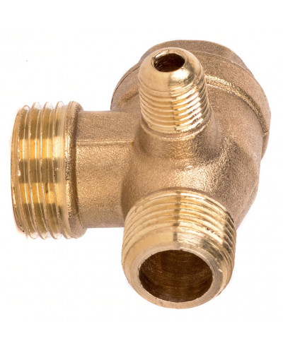 Купити Зворотний клапан на компресор, мідний 1/2*3/8*1/8