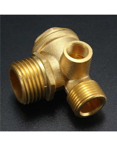 Купити Зворотний клапан на компресор, мідний 1/2*3/8*1/8