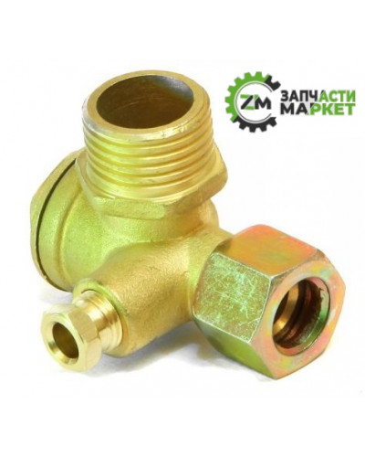 Купити Зворотний клапан на компресор, мідний 1/2*3/8*1/8