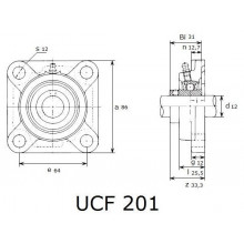 Підшипник UCF 201