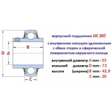 Підшипник UC 207