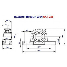 Підшипник UCP 208