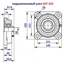 Підшипник UCF 210