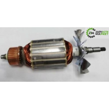 Якір болгарки Інтерскол 230 УШМ-230/2300 Вт, 59*212 шпонка+різьба 10мм 