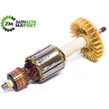 Якір болгарки Powertec, 46*207 шліц+різьблення 9мм