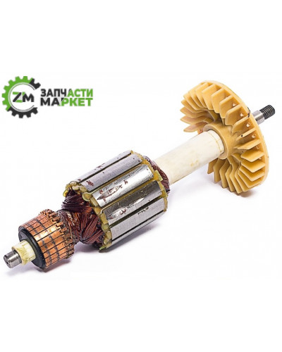 Купити Якір болгарки Powertec, 46*207 шліц+різьблення 9мм